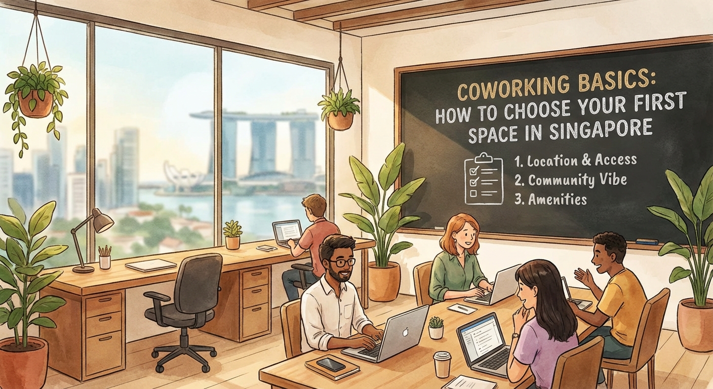 How to Choose Your First Coworking Space in Singapore: A Beginner's Guide - Illustration 1
