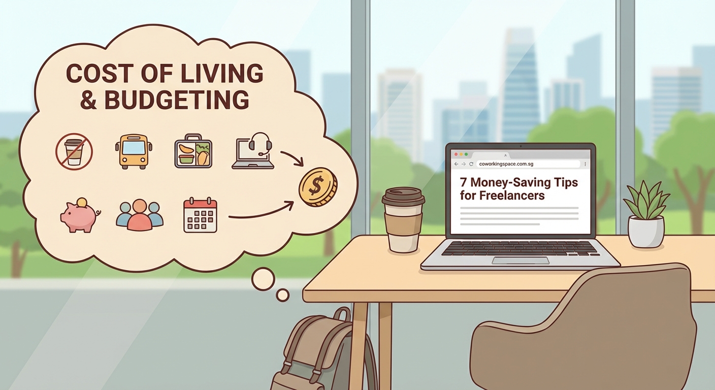 7 Money-Saving Tips for Freelancers Using Coworking Spaces in Singapore - Illustration 1