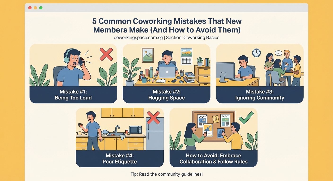 5 Common Coworking Mistakes That New Members Make (And How to Avoid Them) — 2