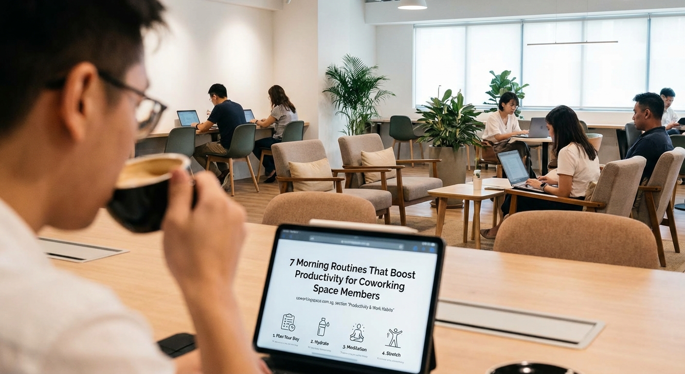 7 Morning Routines That Boost Productivity for Coworking Space Members — 1