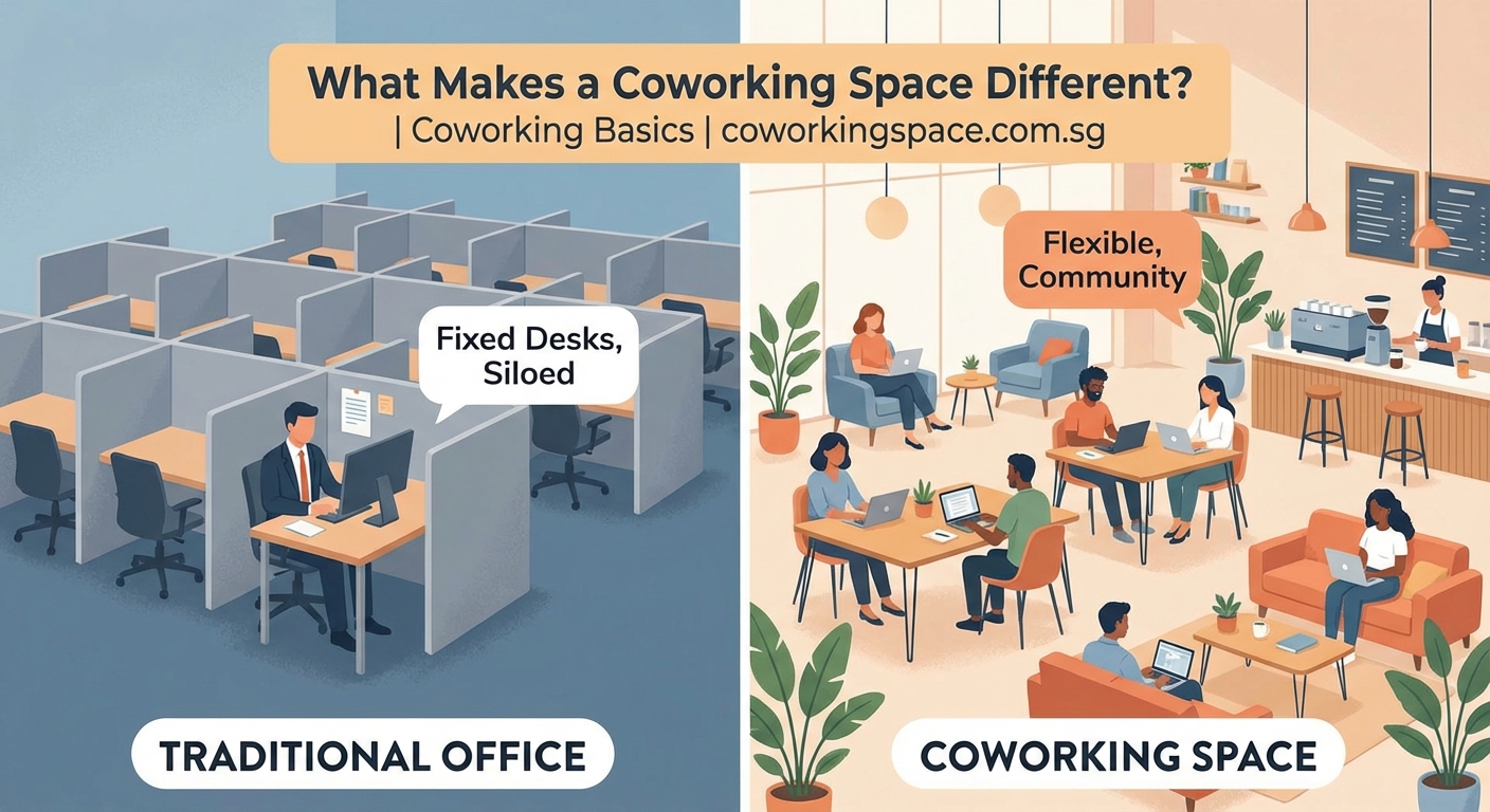 What Makes a Coworking Space Different from a Traditional Office? - Illustration 2