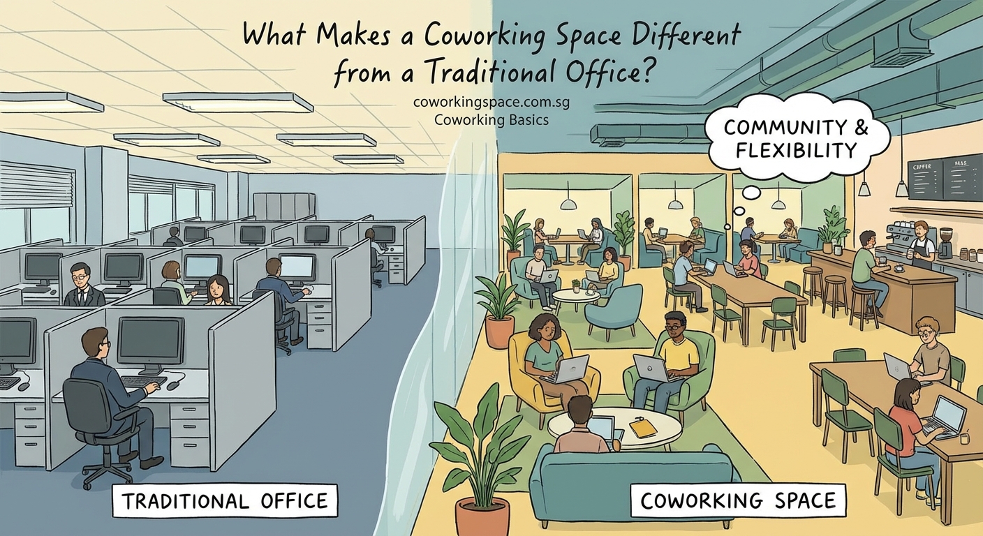 What Makes a Coworking Space Different from a Traditional Office? - Illustration 3