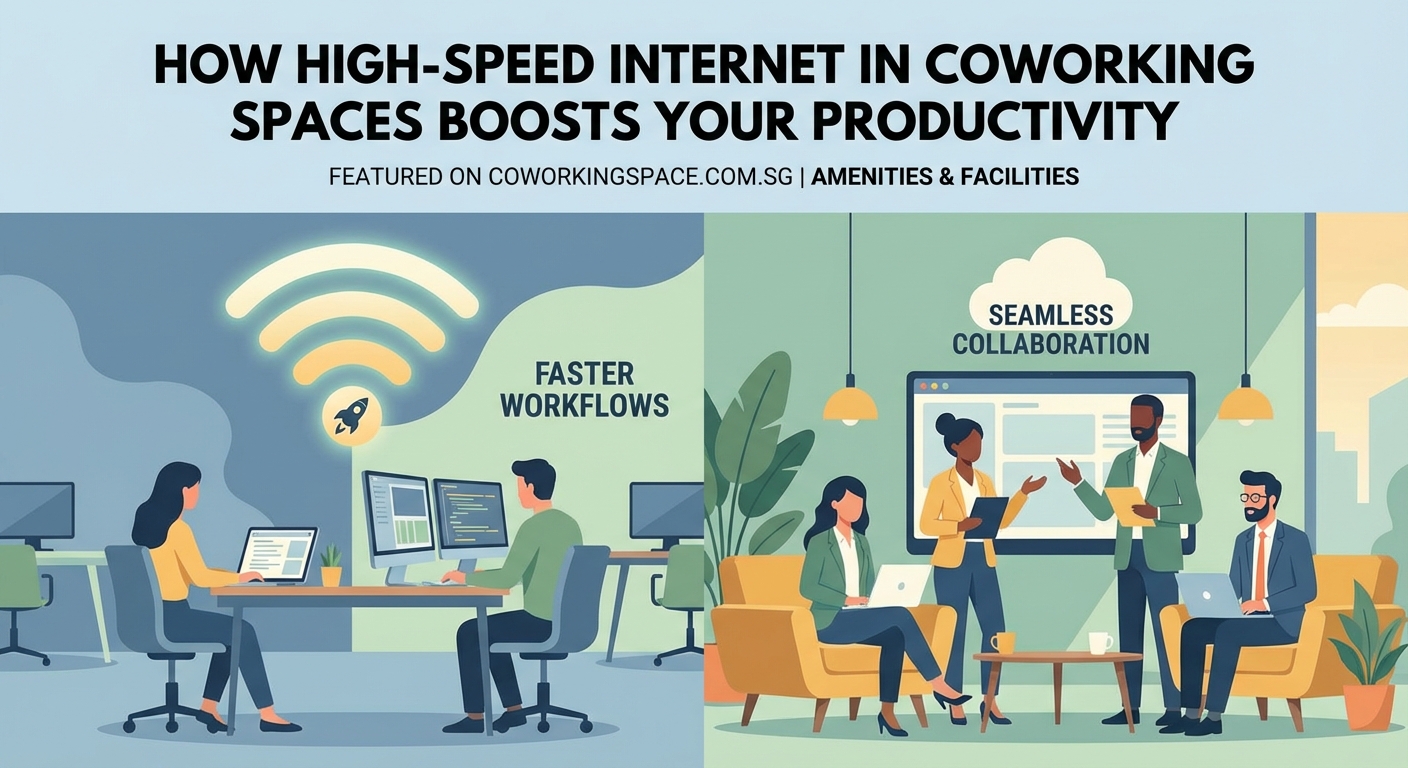 How High-Speed Internet in Coworking Spaces Boosts Your Productivity - Illustration 1