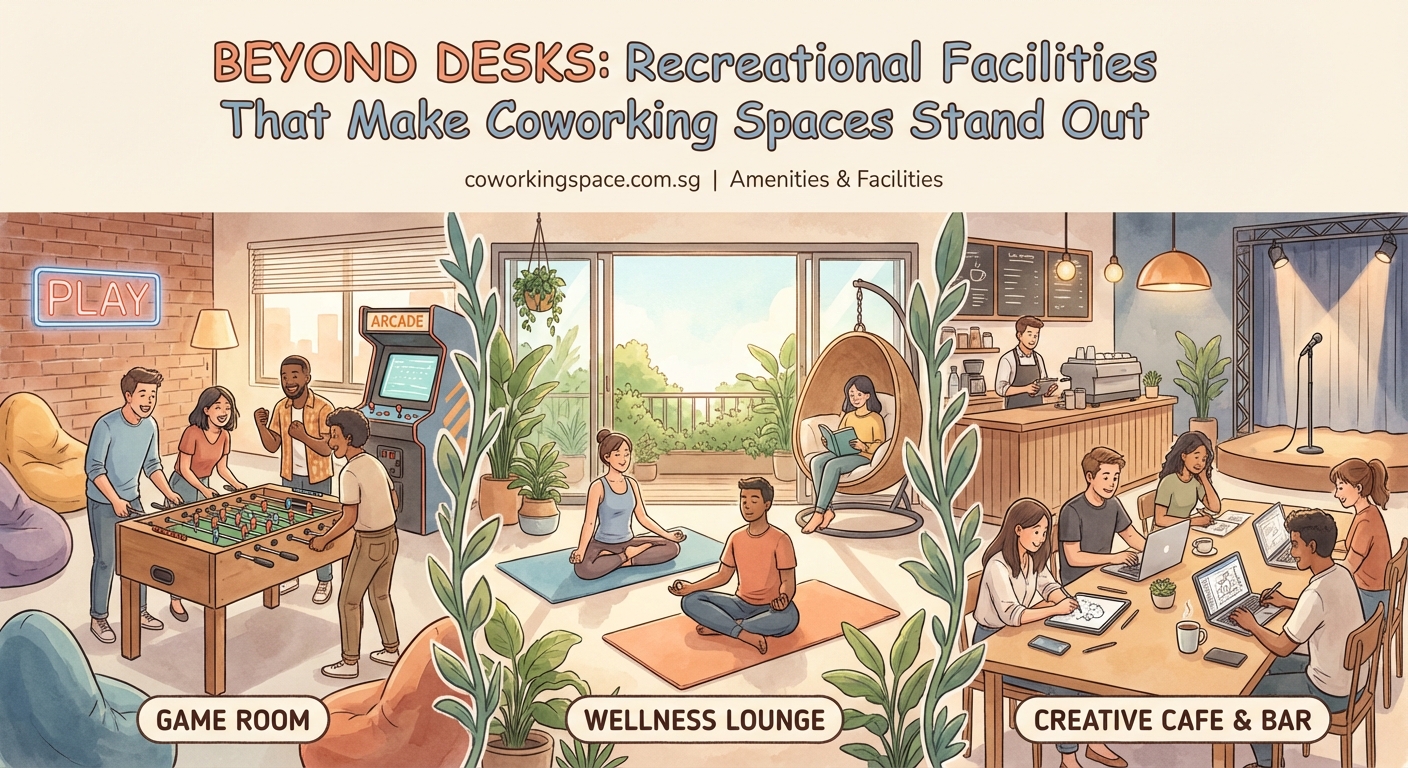 Beyond Desks: Recreational Facilities That Make Coworking Spaces Stand Out - Illustration 2