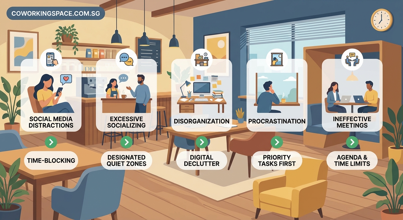 5 Common Time-Wasting Habits in Coworking Spaces and How to Break Them - Illustration 2