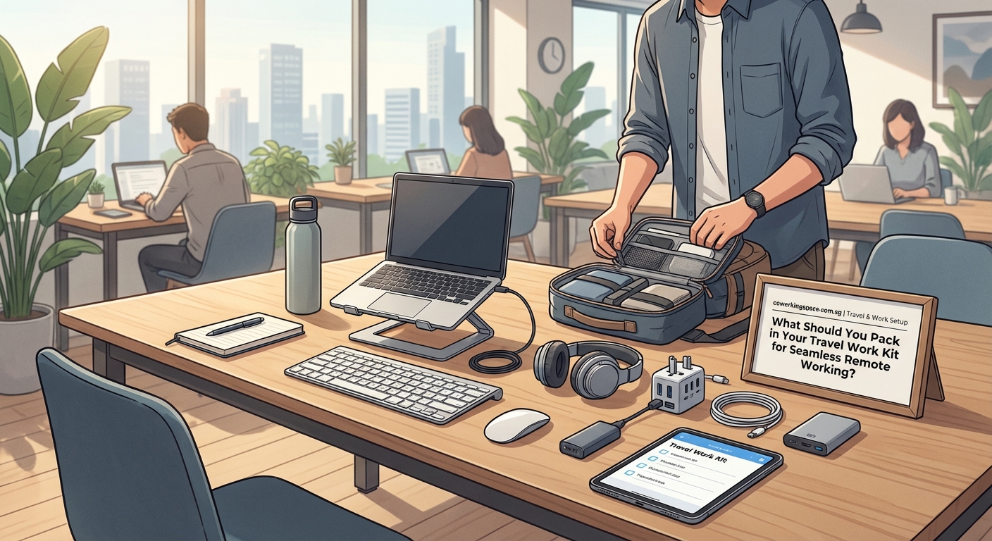 What Should You Pack in Your Travel Work Kit for Seamless Remote Working? - Illustration 2