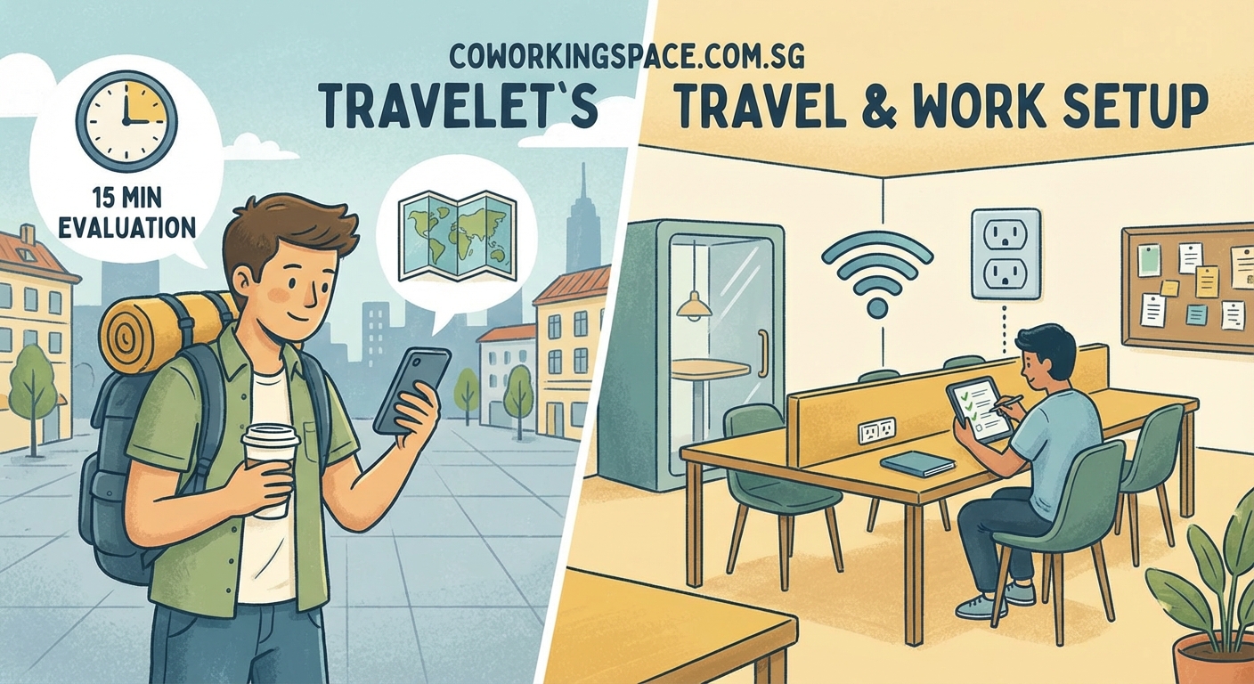 How to Evaluate a Coworking Space in 15 Minutes When You're New to a City - Illustration 1