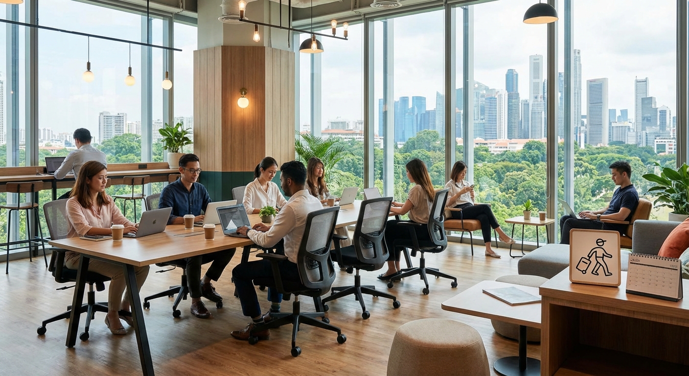 Best Coworking Spaces in Singapore for Digital Nomads on Short-Term Stays