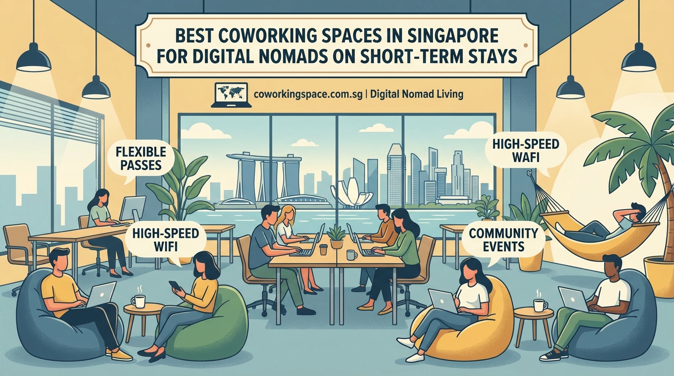 Best Coworking Spaces in Singapore for Digital Nomads on Short-Term Stays — 1