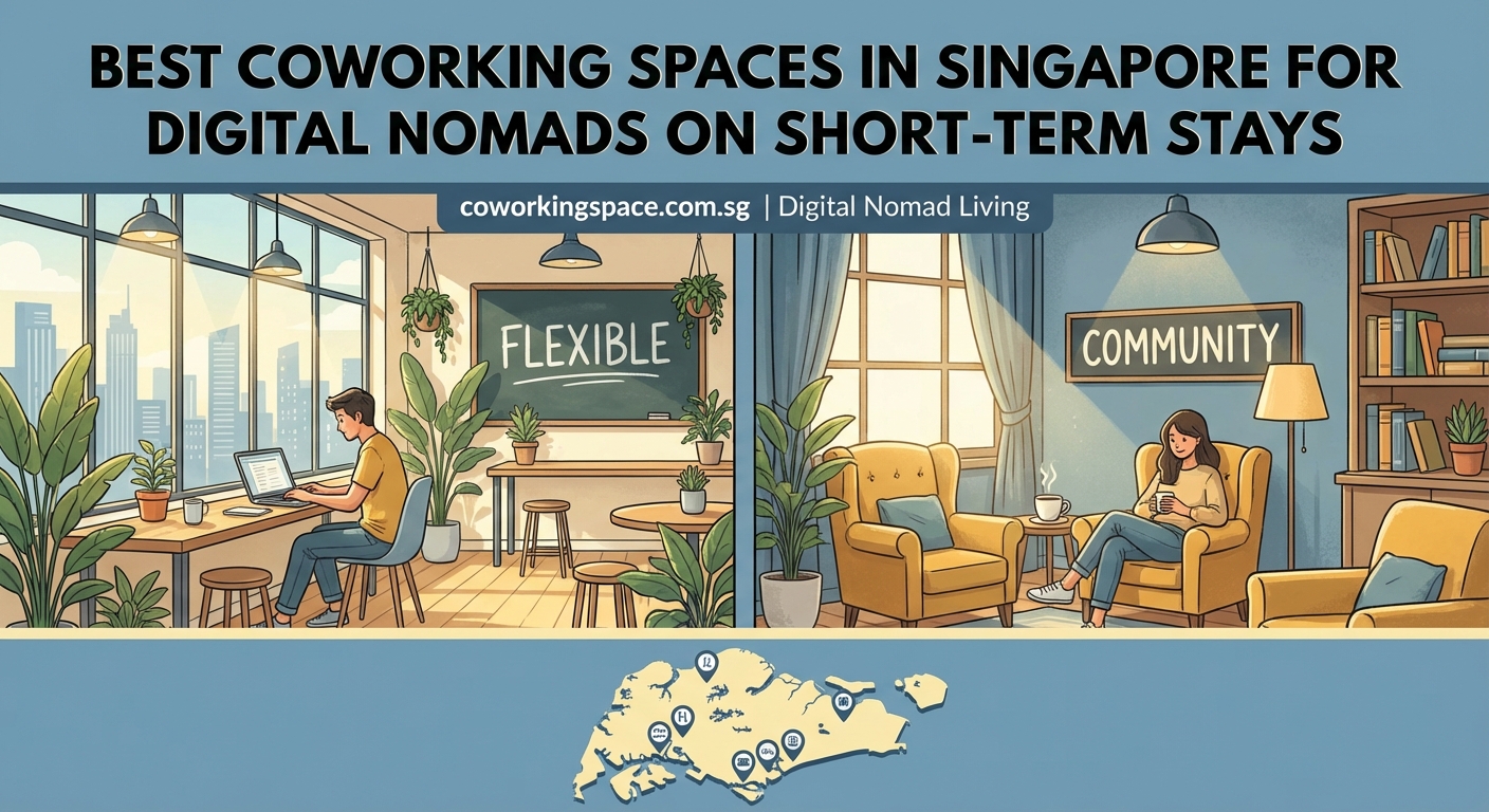 Best Coworking Spaces in Singapore for Digital Nomads on Short-Term Stays — 2