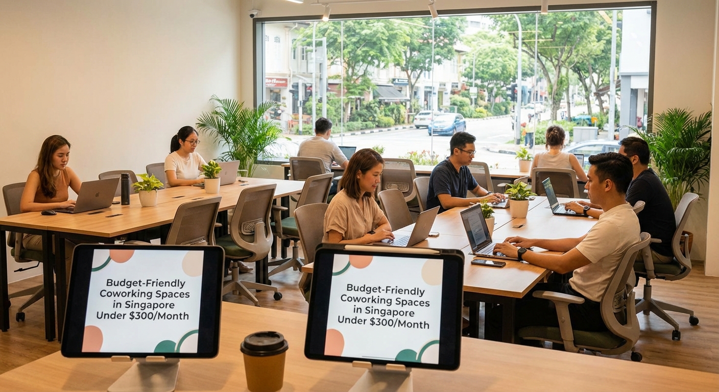 Budget-Friendly Coworking Spaces in Singapore Under $300 Per Month — 3