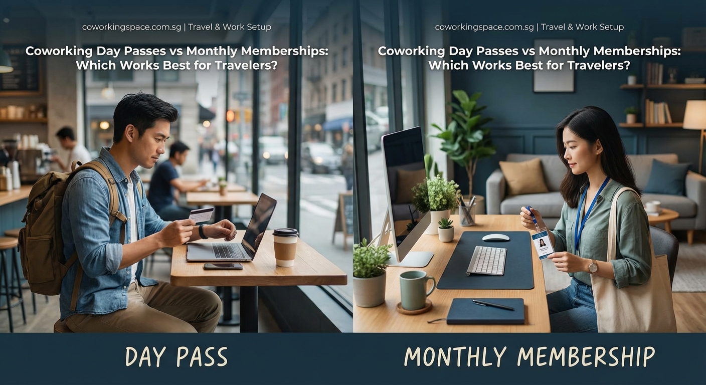 Coworking Day Passes vs Monthly Memberships: Which Works Best for Travelers? — 1