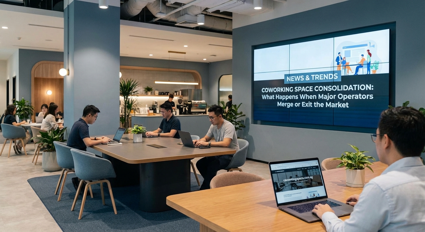 Coworking Space Consolidation: What Happens When Major Operators Merge or Exit the Market — 1