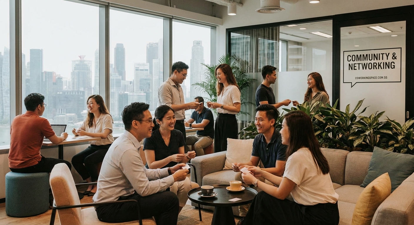 How Coworking Spaces Help Freelancers Build Professional Networks in Singapore — 1