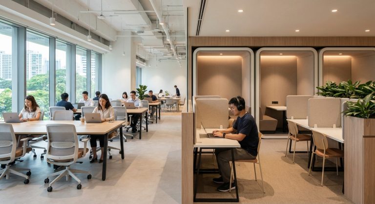 How to Choose Between Open Workspace and Quiet Zones for Maximum Productivity