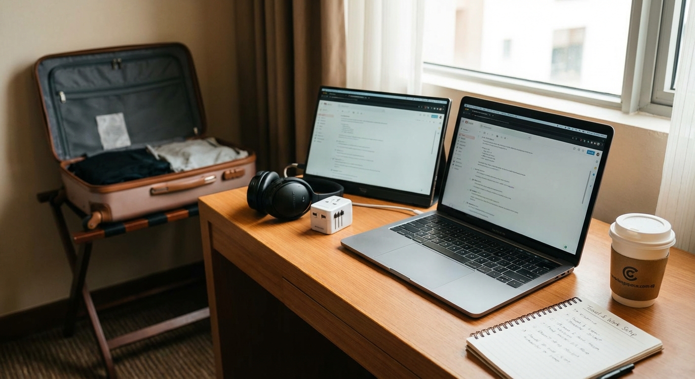 How to Create a Productive Mobile Office in Any Hotel Room — 4