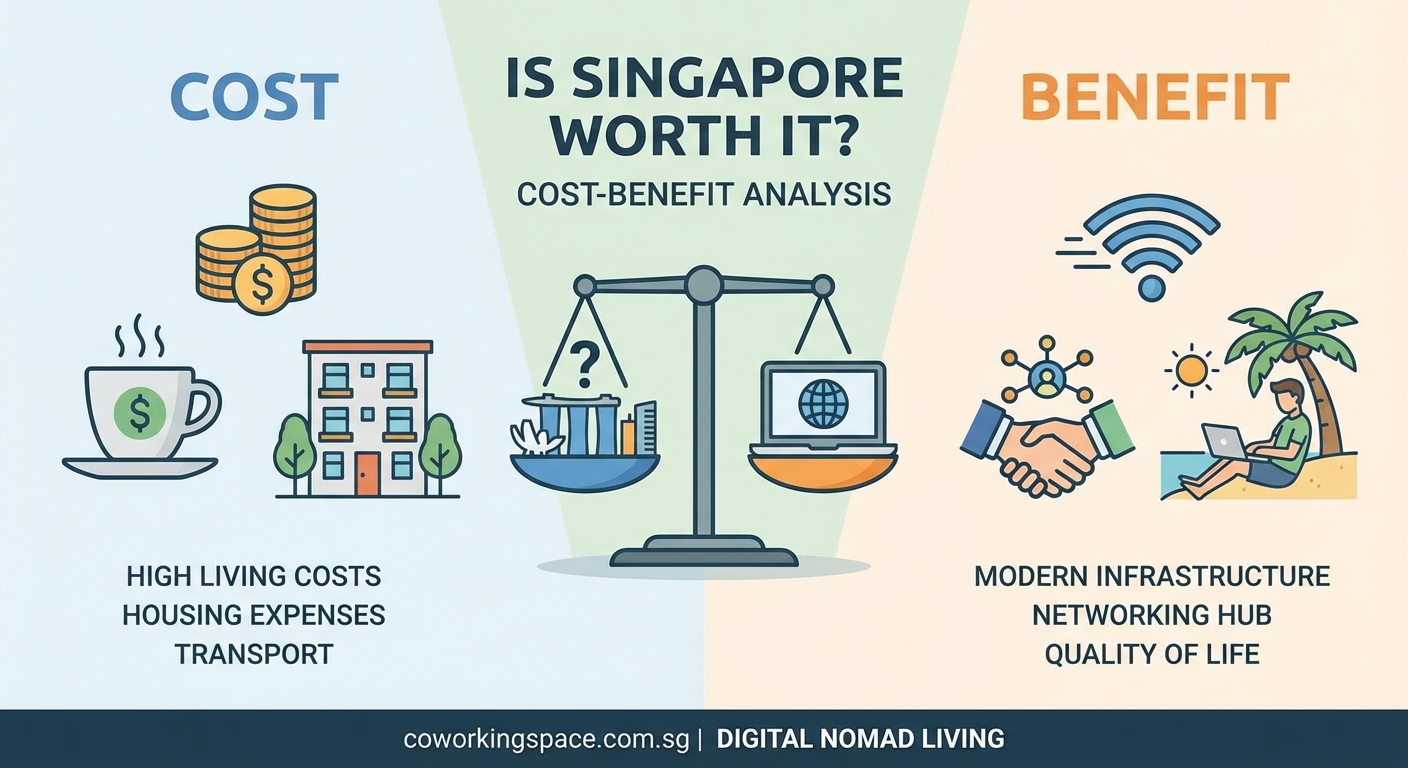 Is Singapore Worth It for Digital Nomads? A Complete Cost-Benefit Analysis — 1