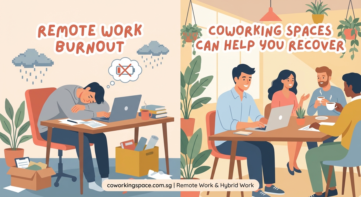 Remote Work Burnout: How Coworking Spaces Can Help You Recover — 1