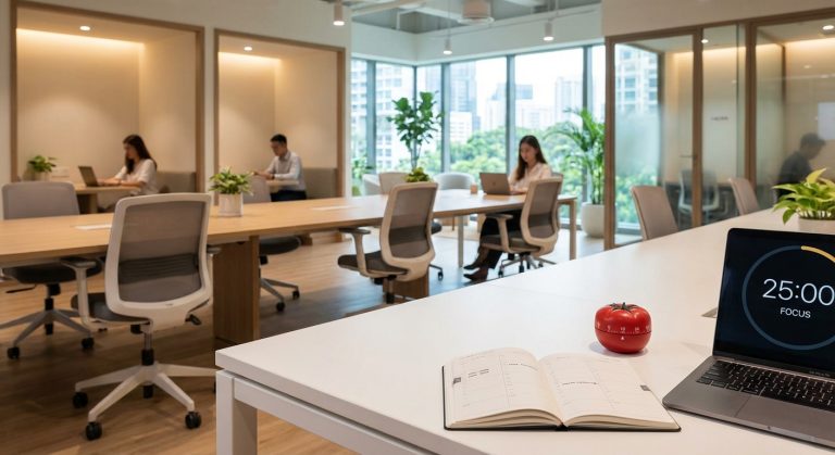 The Pomodoro Technique: Why Coworking Spaces Are Perfect for Time-Blocking