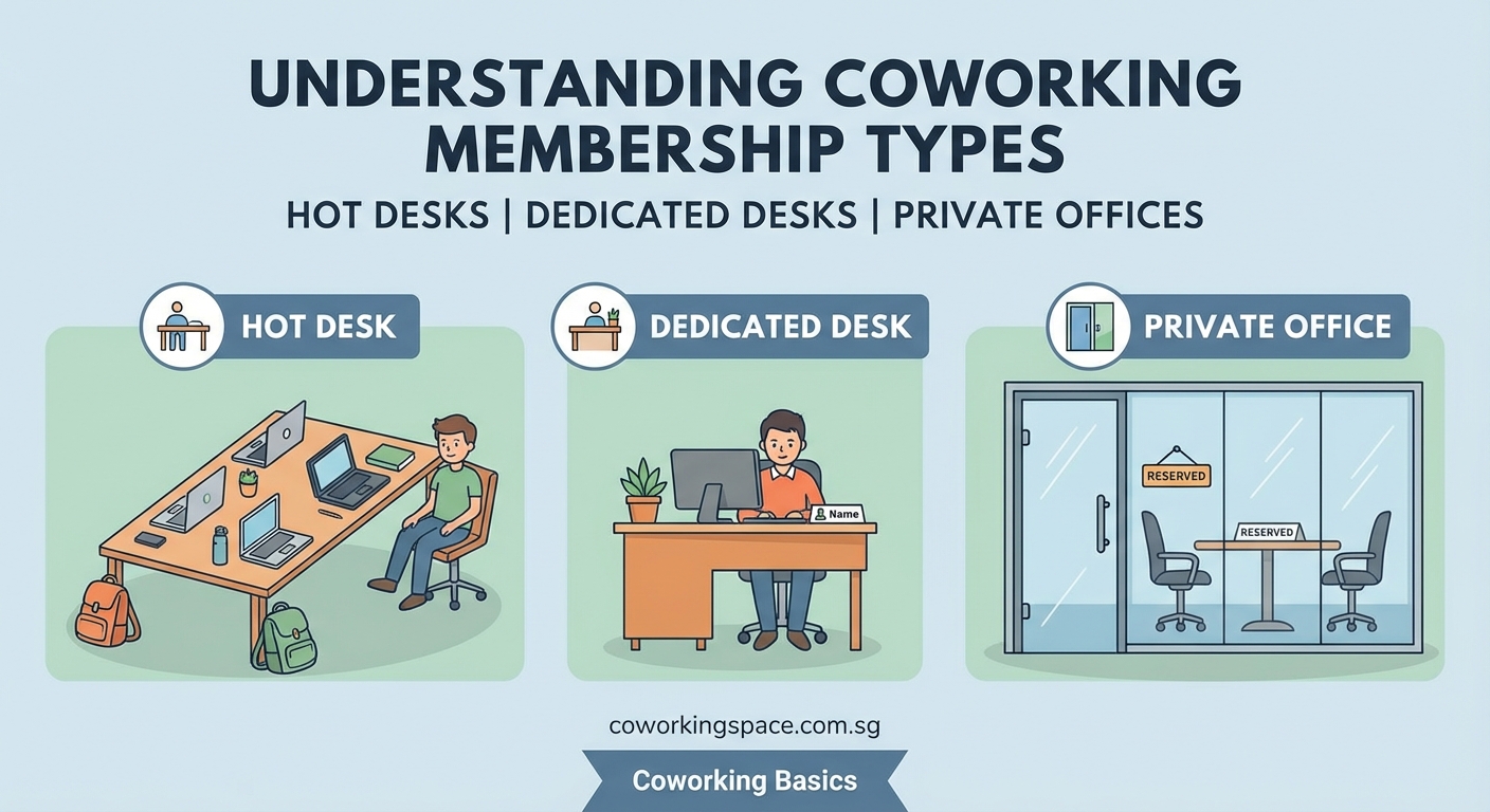 Understanding Coworking Membership Types: Hot Desks vs Dedicated Desks vs Private Offices — 2