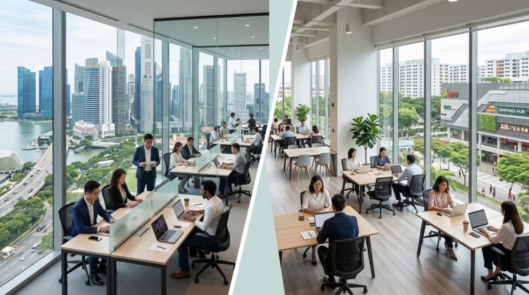 Comparing Coworking Options in CBD vs Suburban Singapore: Where Should You Set Up?