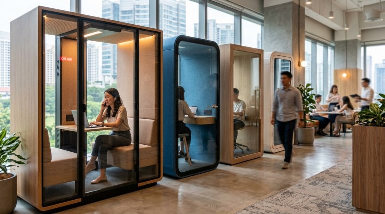 Phone Booths and Call Pods in Singapore Coworking Spaces Explained