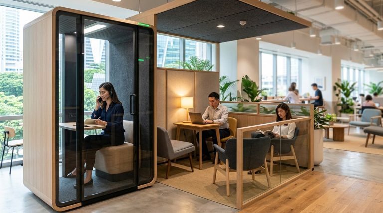 Phone Booths and Quiet Zones: Managing Privacy in Open-Plan Coworking Spaces