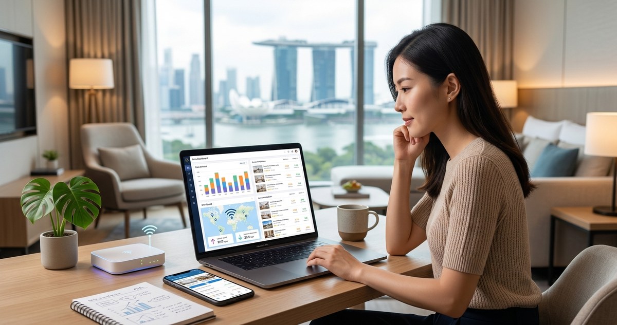 Should You Book Accommodation Based on WiFi Speed? A Data-Driven Approach for Remote Workers