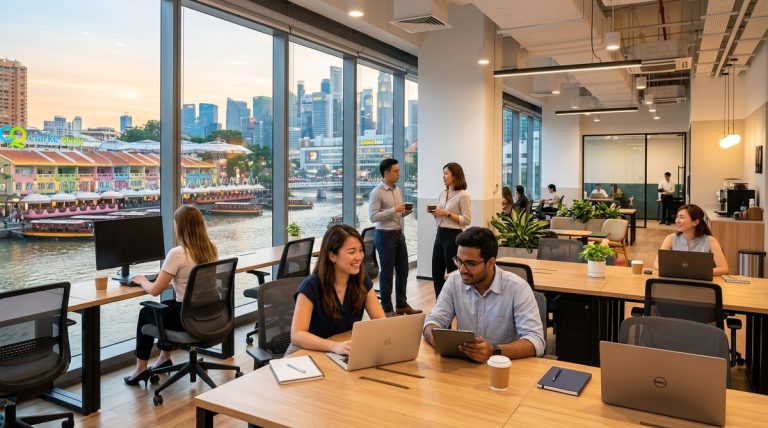 5 Coworking Spaces in Clarke Quay with Stunning River Views and Vibrant Communities