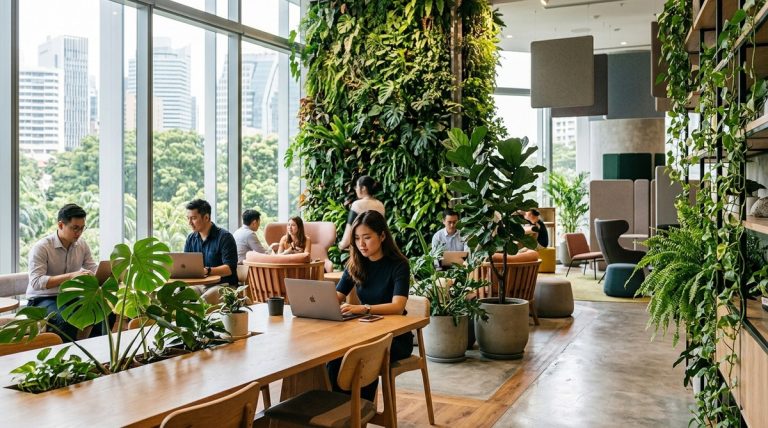 How Biophilic Design Transforms Coworking Spaces into Productivity Havens