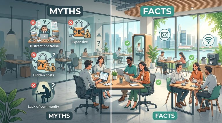 Coworking Myths Debunked: Separating Facts from Fiction in Shared Workspaces